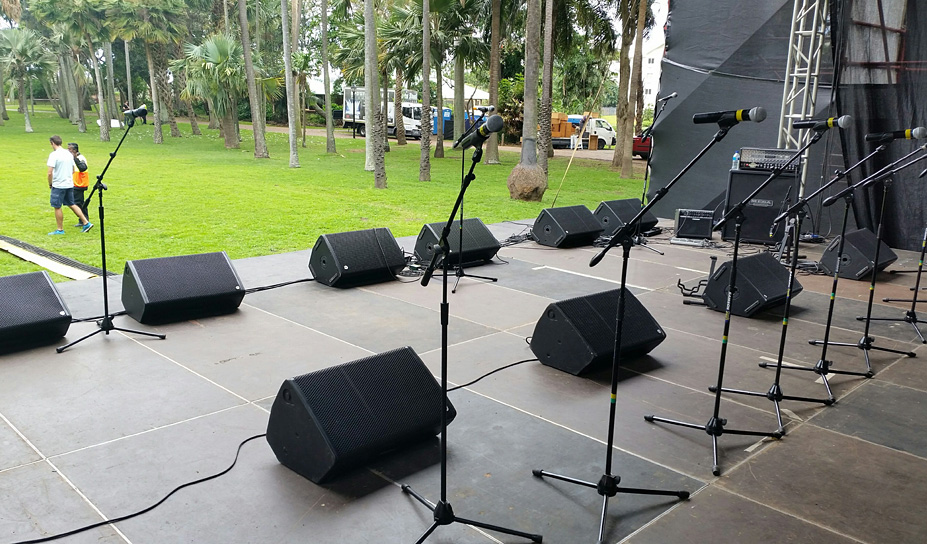 perform stage